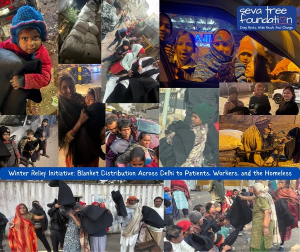 NGO relief work in rural India